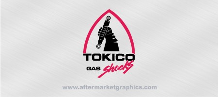 Tokico Shocks Decals 03 - Pair (2 pieces)